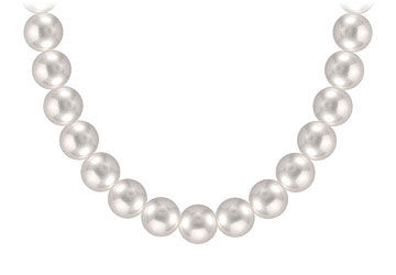 Akoya Cultured Pearl Necklace  14K Yellow Gold  10 MM