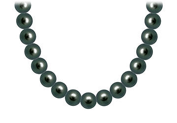Akoya Cultured Pearl Necklace  14K Yellow Gold  8 MM