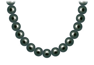 Akoya Cultured Pearl Necklace  14K Yellow Gold  9 MM