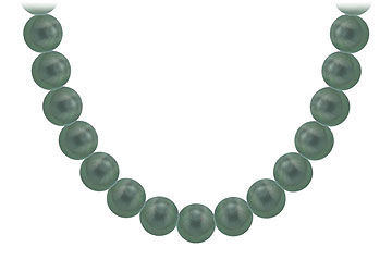 Tahitian Pearl Necklace  18K White Gold  10.00 - 12.00 MM