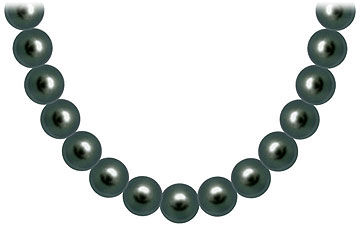 Tahitian Pearl Necklace  18K White Gold  12.00 - 14.00 MM