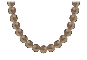 Tahitian Pearl Necklace  18K White Gold  8.00 - 10.00 MM