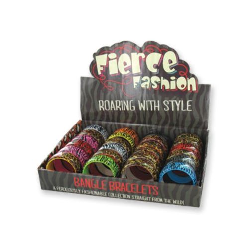 Fierce Fashion Roaring with Style Bangle Bracelet Case Pack 72