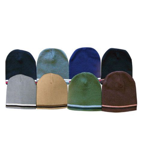 Stripe Short Beanie Case Pack 60