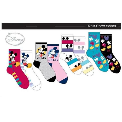 Ladies Mickey & Minnie Crew Socks - Assorted Case Pack 120