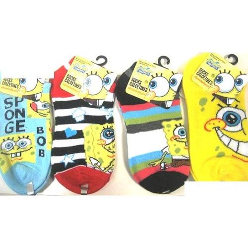 Ladies Spongebob No Show Socks Case Pack 120