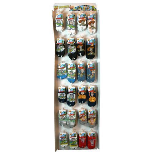 Toy Story 3 Socks In Display Case Pack 120