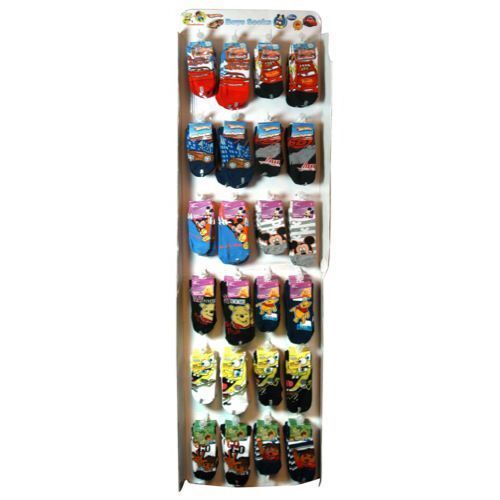 Assorted Boys Licensed Socks In Display Case Pack 120