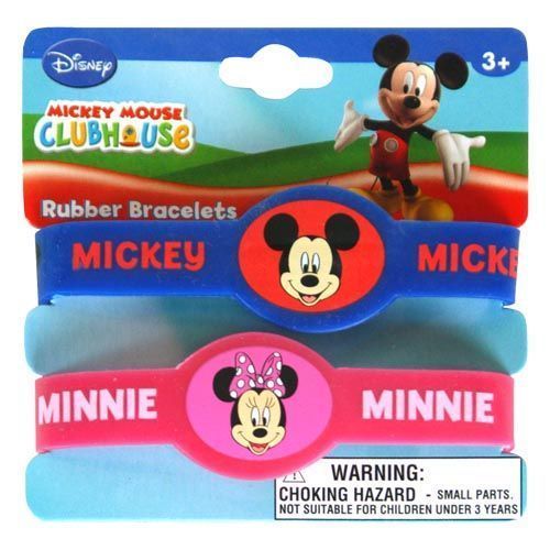 Mickey & Minnie 2Pk Rubber Bracelets Case Pack 288