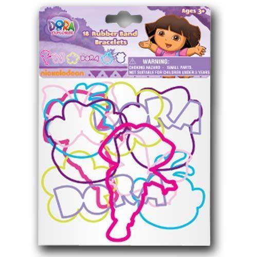 Dora 18Pk Rubber Band Bracelets Case Pack 300
