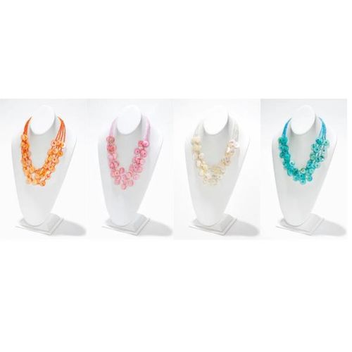 Multi Layered Shell Necklaces Case Pack 12