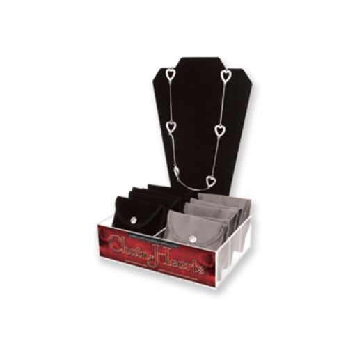 Chain of Hearts Silver Necklace Case Pack 24