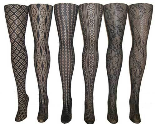 Ladies Textured Fishnet Tights Case Pack 120