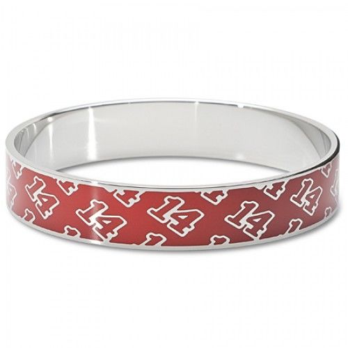 Unisex Adult'S Sports-Themed Bracelet in Stainless Steel - Polished Finish