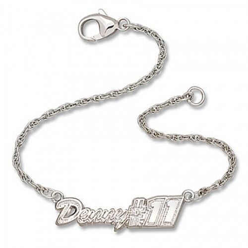 Unisex Adult'S Sports Design Bracelet in Sterling Silver - Glossy Finish