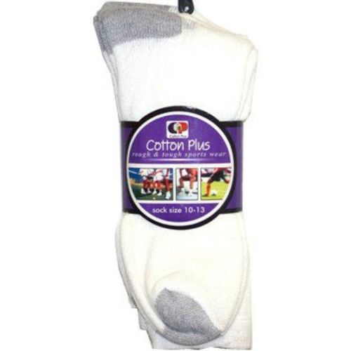 Crew Sock Grey Heel and Toe Case Pack 240