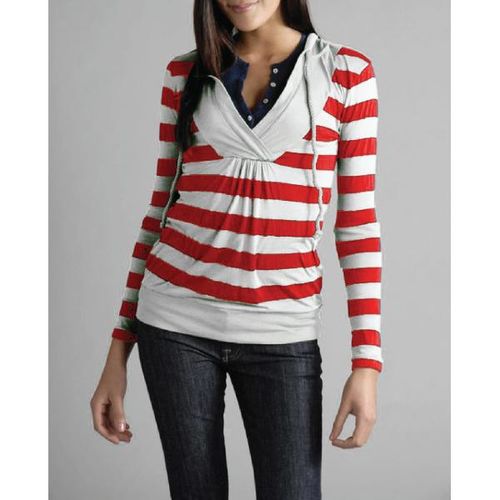 Quality Nautical Hoodie - Red Case Pack 24