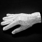 Pair of Michael Jackson Gloves 650 Crystals White Punkrocker Rock Clothing Accessories