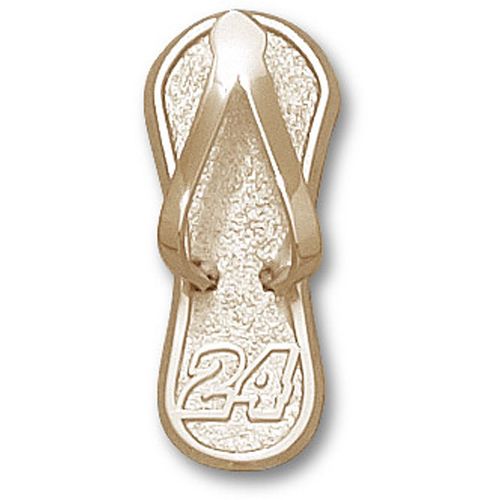 Jeff Gordon #24 Nascar Flip Flop Pendant - 1"" New