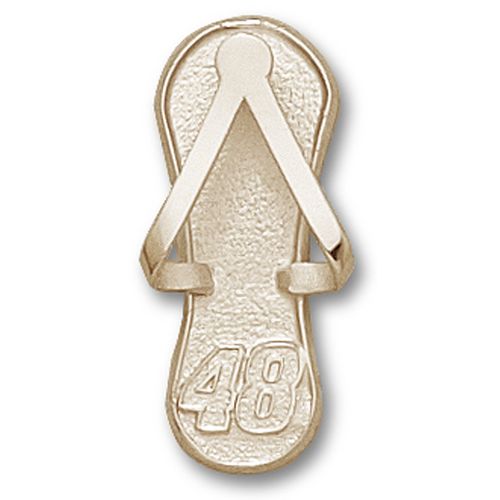 Jimmie Johnson #48 Nascar Flip Flop Pendant - 1"" New