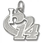 I Heart 14 Charm - Nascar - Racing in Sterling Silver - Adorable