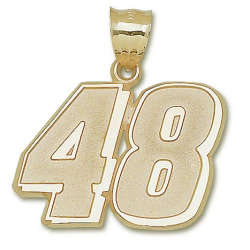 New #48 Jimmie Johnson Nascar Pendant - 1 1/4