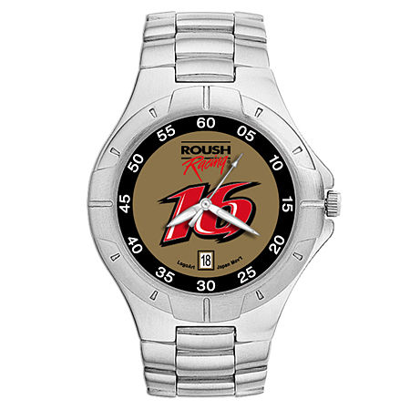 Stainless Pro Ii Officially Licensed Roush Racing #16 Greg Biffle Nascar Watch