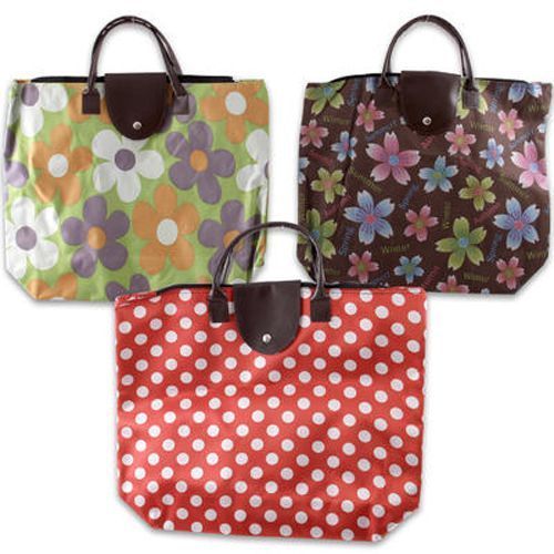 Tote Bag with Handle and Print, 17.75"" Case Pack 36