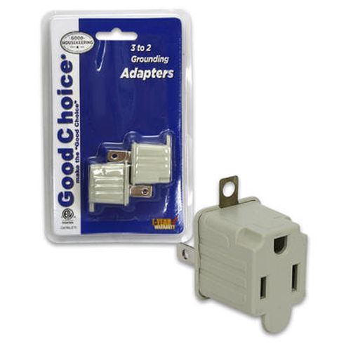 Good Choice Grounding Adapters 3 to 2 2 Pieces Case Pack 100