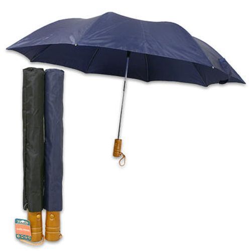 Umbrella with Wood Handle, 17.75"" 2 Assorted Case Pack 24