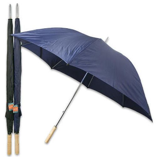 Umbrella with Wood Handle, 40"" 2 Assorted Case Pack 24