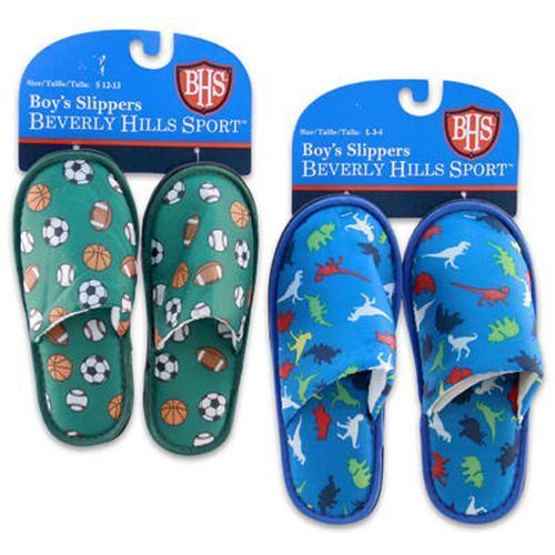 Beverly Hills Boy's Slippers Case Pack 48