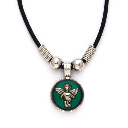 Mood Necklace with Angel Charm Case Pack 36