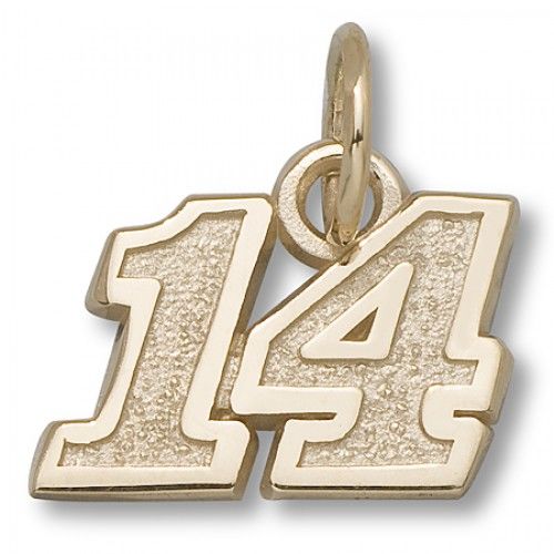 Number 11 Charm - Nascar - Racing in 14kt Yellow Gold - Pretty - Unisex Adult