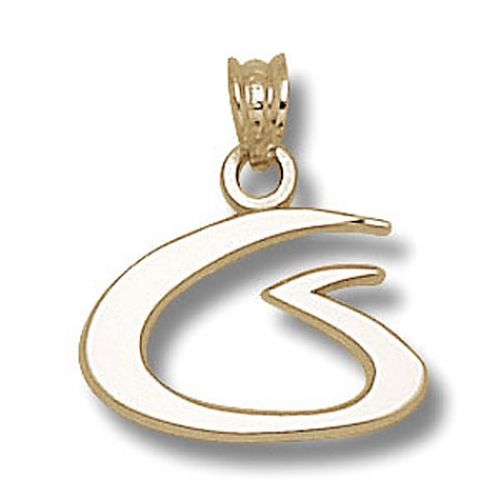 14k Yellow Gold Jeff Gordon Nascar Pendant 1/2