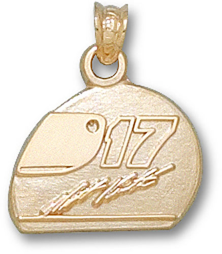 14k Yellow Gold Matt Kenseth Nascar Pendant 1/2