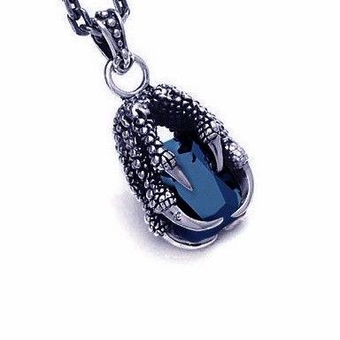 Natural Agate Gem Stone Necklace for Men's Fashion Jewelry (w/ ROUND PENDANT + LEATHER STRING)