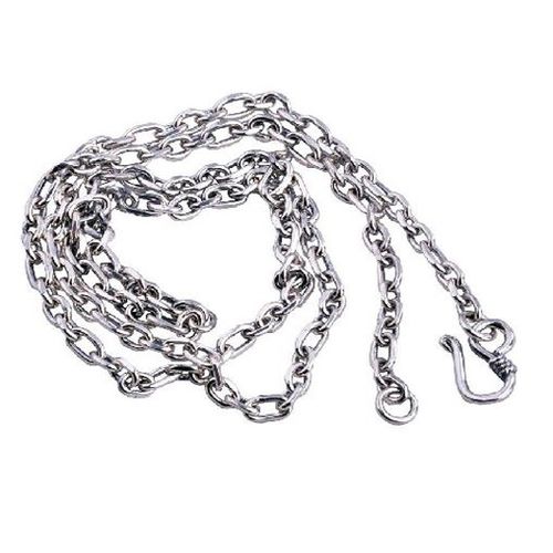 Lattice Necklace Silver Jewelry for Guys Fine Fashion for Men (60cm LENGTH)