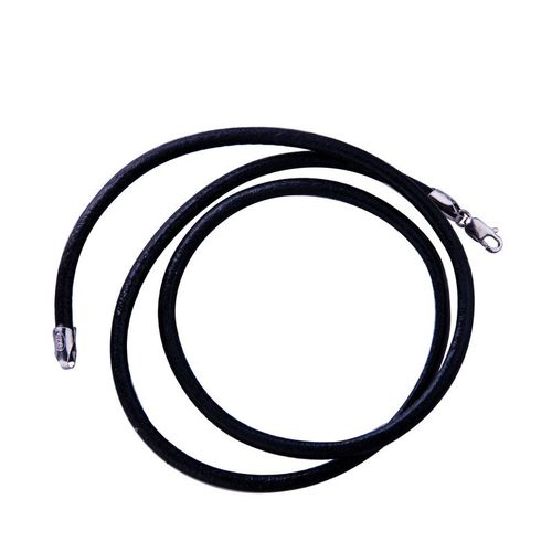 Genuine Leather Authentic Quality Necklace Strand Rop Cool Jewelry for Men
