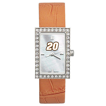 Limited Edition Joey Logano Nascar Watch with Tan Leather Strap For Ladies