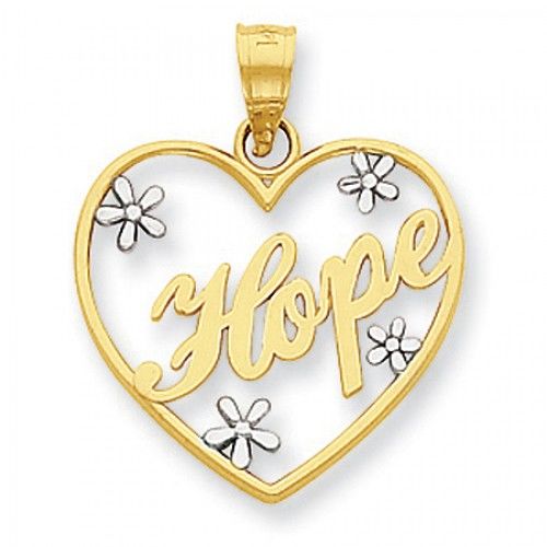 Heart Pendant Flower Weave