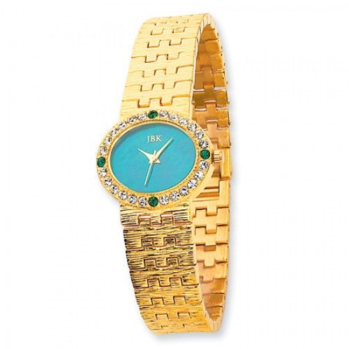 Jbk Jackie Kennedy Watch in Gold Plated - Fold Over - Tantalizing