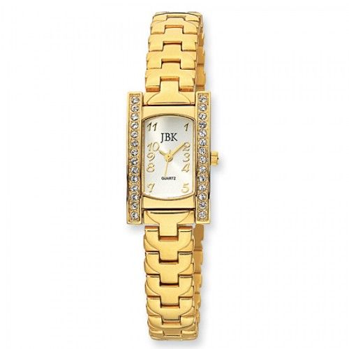 Jbk Jubilee Jackie Kennedy Watch in Gold Plated - Fold Over - Flattering