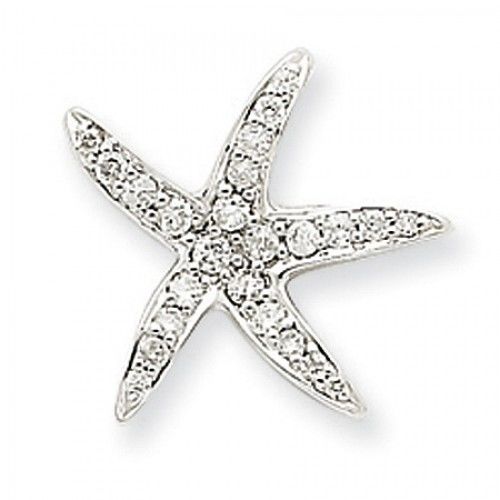 White Gold Diamond Starfish Pendant