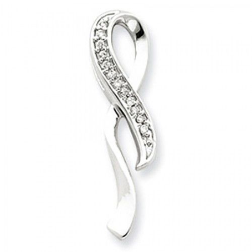 14k White Gold Fashion Diamond Pendant