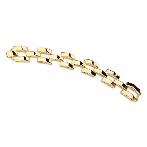 Women'S Bracelet in Gold Plated - Polished Finish - Impressive