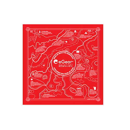 Stay Safe Bandana, Red