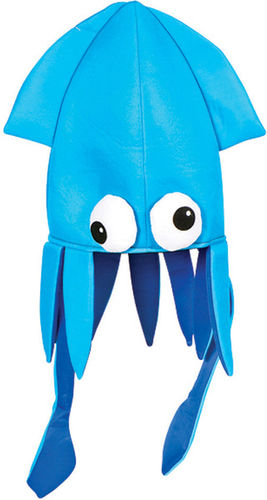 Blue Squid Hat
