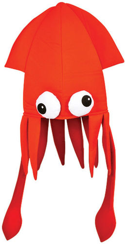 Red Squid Hat
