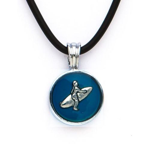 Mood Necklace with Surfer Charm Case Pack 36